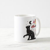 Mug Restez sauvage Lune Enfant Chat (Devant droit)
