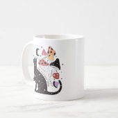 Mug Restez sauvage Lune Enfant Chat (Devant gauche)