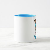 Mug Restez un chien provocateur (Centre)