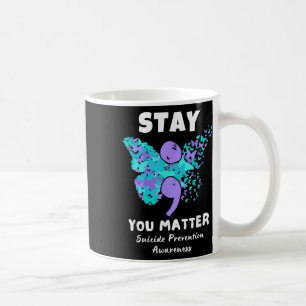 Mug Restez votre papillon de sensibilisation à la prév