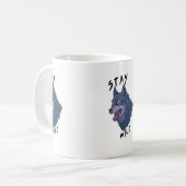 Mug Restez Wild Bold Wolf Spirit (Devant gauche)