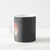 Mug Resting Gnome Face Cute Funny Christmas Kawaii Car (Devant gauche)