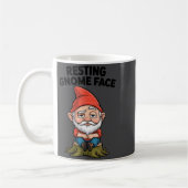 Mug Resting Gnome Face Cute Funny Christmas Kawaii Car (Gauche)