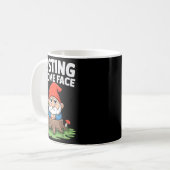 Mug Resting Gnome Face Cute Funny Christmas Kawaii Car (Devant gauche)