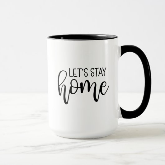 Mug Restons à la maison (Droite)
