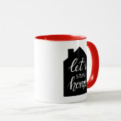 Mug Restons à la maison 2 (Devant droit)