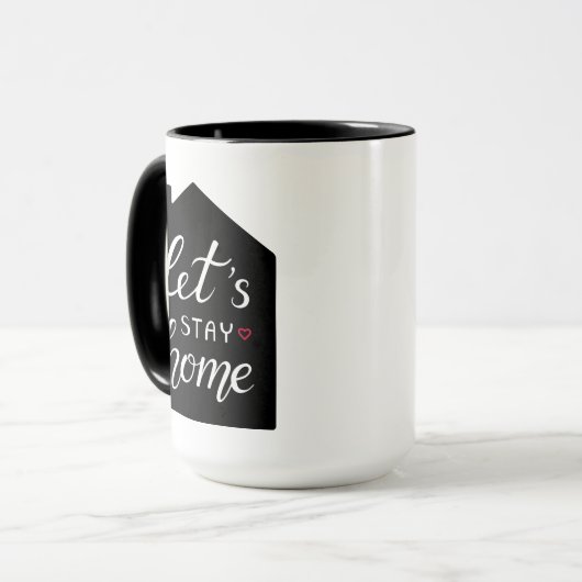 Mug Restons à la maison 2 (Devant gauche)
