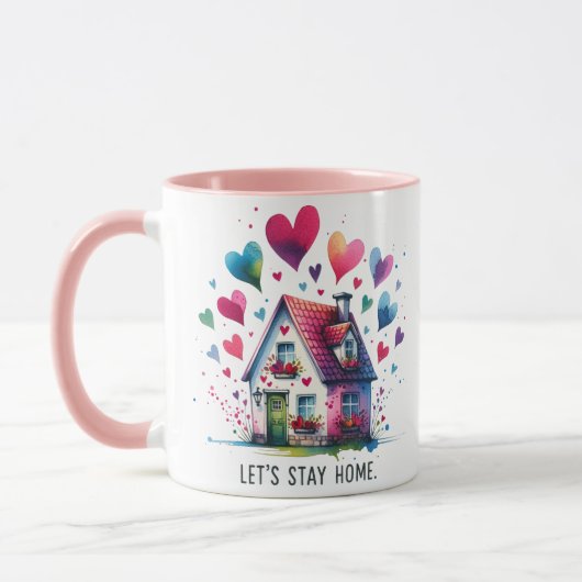 Mug Restons à la maison cosy (Gauche)