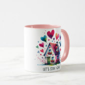 Mug Restons à la maison cosy (Devant droit)