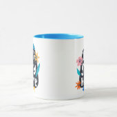 Mug Restons à la maison Floral (Centre)