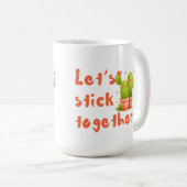 Mug Restons ensemble. (Devant droit)