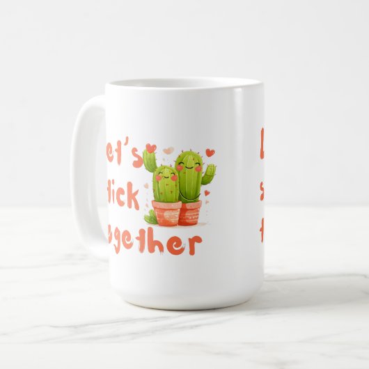Mug Restons ensemble. (Devant gauche)