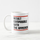 Mug Résultat Comparable À L'Approche (Gauche)