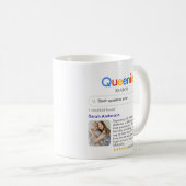 Mug Résultat de recherche drôle de la meilleure Queeni (Devant droit)