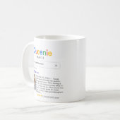 Mug Résultat de recherche drôle de la meilleure Queeni (Devant gauche)