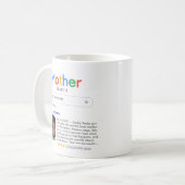 Mug Résultats de recherche drôles de la meilleure mère (Devant gauche)