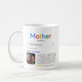 Mug Résultats de recherche drôles de la meilleure mère (Gauche)