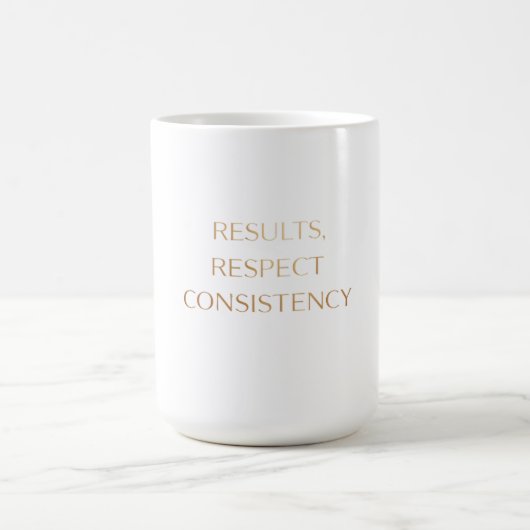 Mug Résultats Respectent la Cohérence | Motivation Fit (Centre)