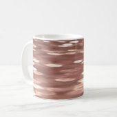 Mug Résumé #3 : Rose cuivre doré scintillant (Devant gauche)