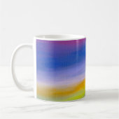 Mug Résumé abstrait violet et rayon doré (Gauche)