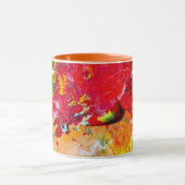 Mug Résumé de la palette de l'artiste (Centre)