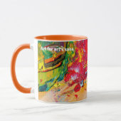 Mug Résumé de la palette de l'artiste (Gauche)