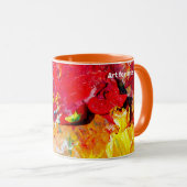 Mug Résumé de la palette de l'artiste (Devant droit)