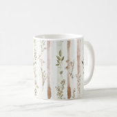Mug Résumé floral de rose (Devant droit)