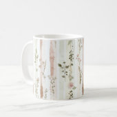 Mug Résumé floral de rose (Devant gauche)