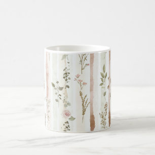 Mug Résumé floral de rose