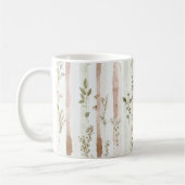 Mug Résumé floral de rose (Gauche)
