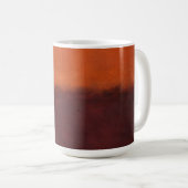 Mug Résumé Horizon Orange Brûlé (Devant droit)
