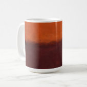 Mug Résumé Horizon Orange Brûlé (Devant gauche)
