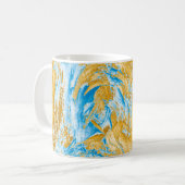 Mug Résumé : image dans de belles couleurs, en bl doux (Devant gauche)