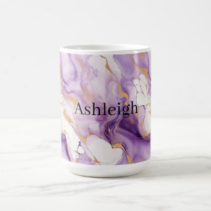 Mug Résumé Or Blanc Violet
