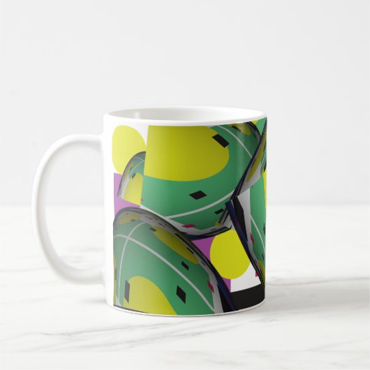 Mug Résumé Vert 3 (Gauche)