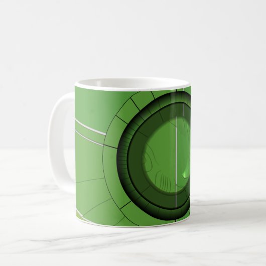 Mug Résumé Vert Deux (Devant gauche)