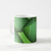 Mug Résumé Vert Un (Devant gauche)