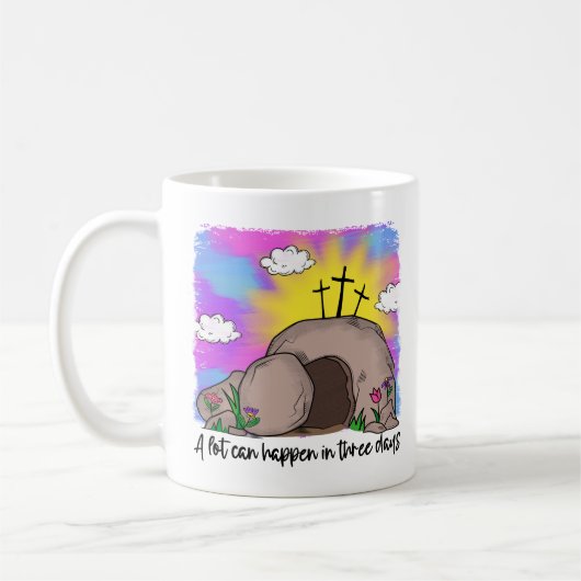 Mug Résurrection chrétienne de Pâques (Gauche)