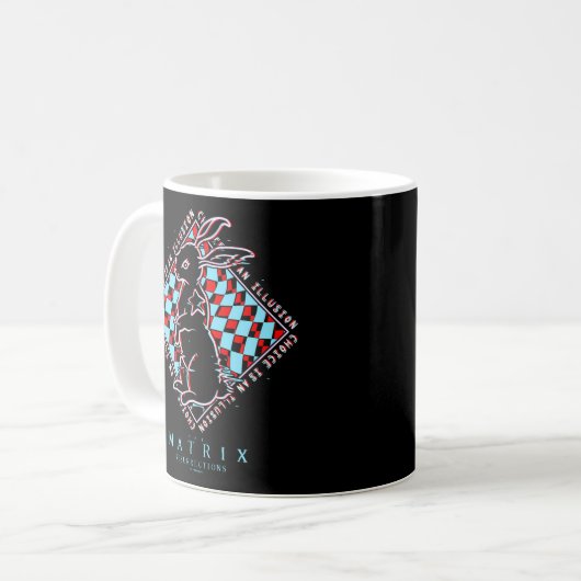 Mug Résurrections matricielles en 3D lapin blanc (Devant gauche)