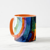 Mug Retard - Formes circulaires, soleil, lune (Devant gauche)