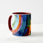 Mug Retard - Formes circulaires, soleil, lune (Devant gauche)