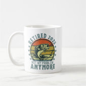 Mug Retired 2025 Not my Problem Any More, Fishing (Gauche)