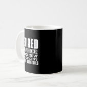 Mug Retired Air Force Under New Management Retirement (Devant gauche)