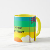 Mug Retired Architect (Devant droit)