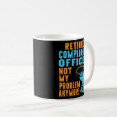 Mug Retired Compliance Officer Fishing Lover (Devant droit)