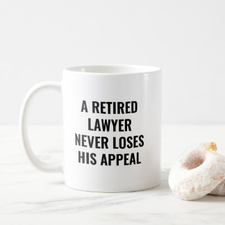 Mug Retired Lawyer Never Loses Funny Retirement