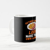Mug Rétired Lunch Lady Male School Cafeteria (Devant gauche)