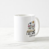 Mug Retired New Chapter Book Floral Design (Devant droit)