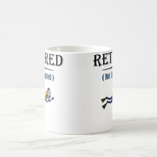 Mug Retired Not Expired Scuba Diving (Centre)